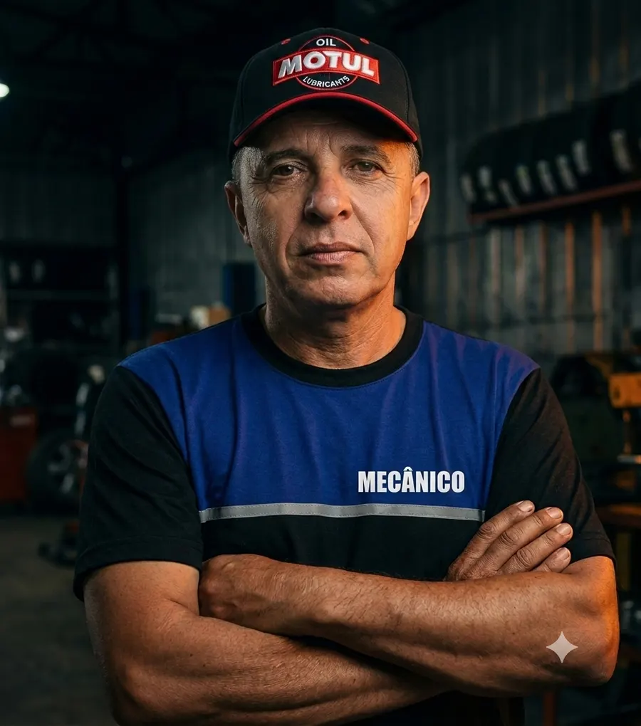 Leandro Maia, fundador e mecânico-chefe da Auto Mecânica Start